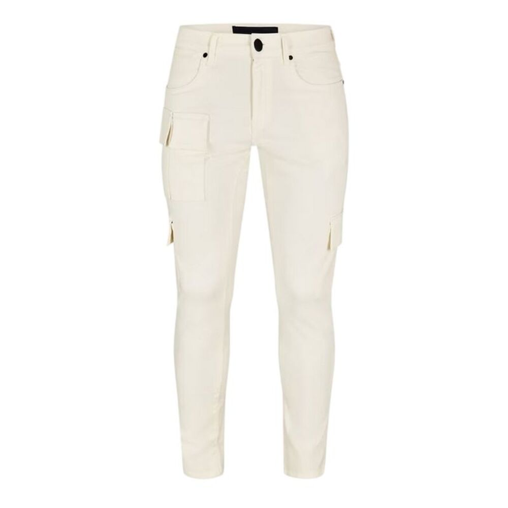 Criminal Damage Mens Utility Denim Slim Jeans / Off White